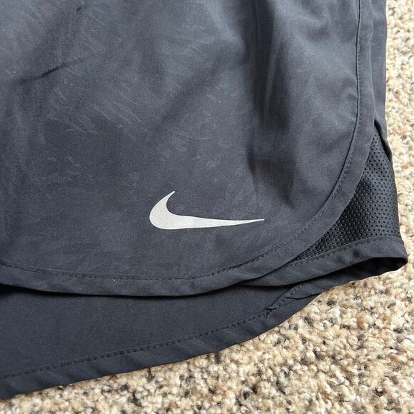 Nike Women's Running Shorts Size Small Black Brief-Lined AJ4713 Tempo Athletic - Picture 4 of 6